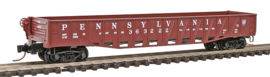 Micro Trains 99300018 - Four Car Runner Pennsylvania PRR 50' Comp Gondola (N)