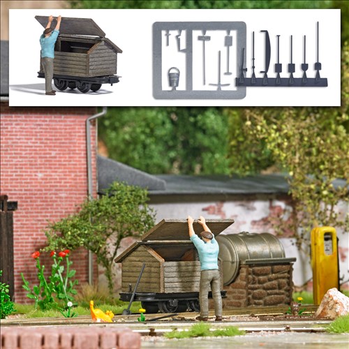Busch 12453 - Gereedschapswagen openen (HO)
