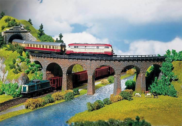 Faller  222586 - 2 Gebogen viaducten (N)