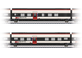 Märklin 43462 - SBB, Set uitbreidings rijtuigen 2 voor RABe 501 Giruno (HO)