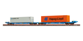 Brawa 48109 - AAE, containerdraagwagen Sffggmrrss36 (HO|DC)