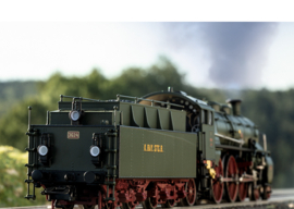 Märklin 39436 - K. Bay. Staatseisenbahnen, stoomlocomotief S 3/6, de "Langbenige"(HO|AC sound)