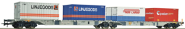 Roco 66601 - AAE, dubbele draagwagen Sdggmrs (HO|DC)