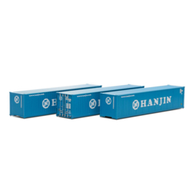 Athearn ATH 27062 - 40' Corrugated Low-Cube Container, Hanjin #2 (HO)