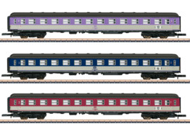 Märklin 87402 - DB, Set sneltreinrijtuigen "poprijtuigen" (Z)