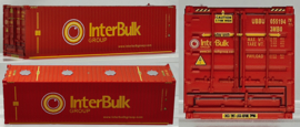 Pirata 12382 - Container 30″, InterBulk, rood, gele opschrift (HO)