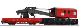 Roco 56240 - DB AG, kraan met bijwagen (HO)