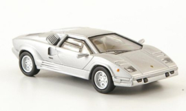 Ricko 38341 - Lamborghini Countach 25th Anniversary, zilver, 1989 (HO)