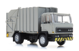 Artitec 487.052.14 - DAF kantelcabine 1982, vuilniswagen, grijs (HO)