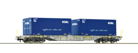 Roco 76947 - AAE, containerdraagwagen Sgnss (HO|DC)