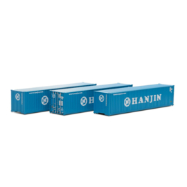 Athearn ATH 27061 - 40' Corrugated Low-Cube Container, Hanjin #1 (HO)