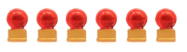Artitec 28.116 - Rode knipperbollen (6x) (HO)