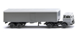 Wiking 055604 - Mercedes Benz 1620 bakwagen – zilvergrijs (HO)