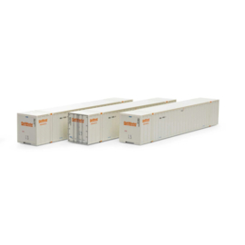 Athearn ATH 40130 - Optimodal 53' Stoughton Containers #1 (Set of 3) (HO)