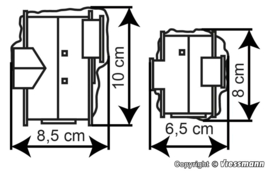 Kibri 37029 - Berghuizen Sertig, 2 stuks (N)