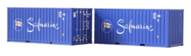 Igra 98010021 - 2x20' low cube container Safmarine (HO)