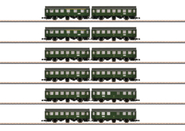 Märklin 87061 - DB, Set met 6 paar Umbau-wagens in een display.(Z)