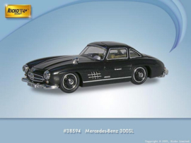 Ricko 38594 - Mercedes -Benz 300 SL coupé, zwart, 1954 (HO)