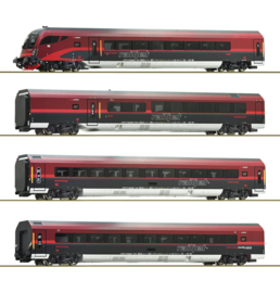 Roco 74037 - ÖBB, 4-delige set Railjet (HO)