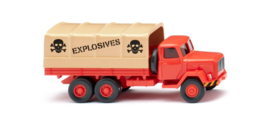 Wiking 042701 - Magirius, zeilen bakwagen "Explosives" (HO)