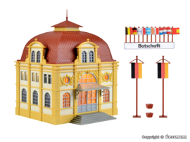 Vollmer 42004 - Ambassadegebouw met ledverlichting (HO)