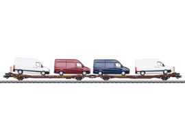 Märklin 47430 - Transwaggon GmbH,  Set platte wagens Laads 800B (HO|AC)