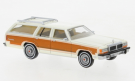 Brekina 19626 - Ford LTD Country Squire, lichtbeige/Dekor, 1979 (HO)