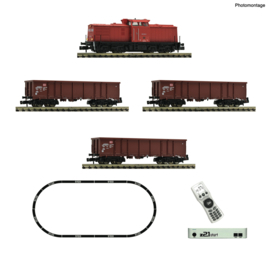 Fleischmann 5170005 - DB AG, z21 start Digitalset: Diesellokomotive BR 204 mit Güterzug (N)