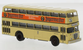 Brekina 61254 - Büssing D2U Doppeldecker, BVG - Jägermeister, 1960 (HO)