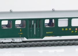 Märklin 43369 - SBB, Set Leichtstahlwagens bij Ae 3/6 I (HO)