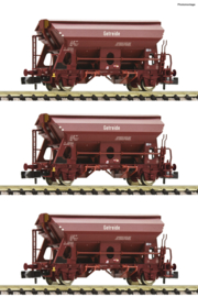 Fleischmann 6660071 - DR, 3-tlg. Set: Schwenkdachwagen (N|DC)