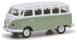 Schuco 26707 - VW T1c Samba, groen/wit (HO)