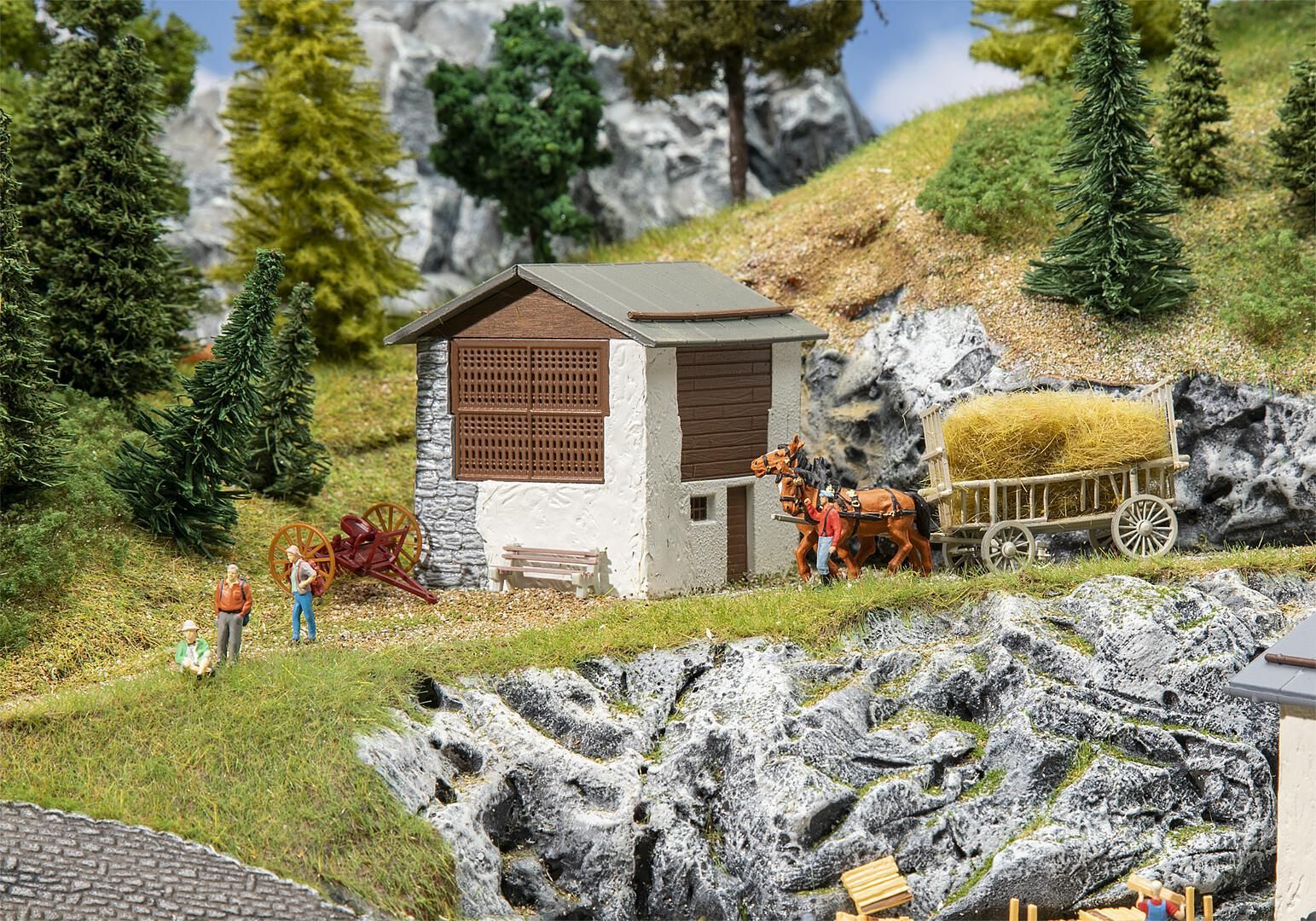 Faller 130634 - Hooizolder Graubünden (HO)
