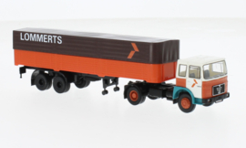 Brekina 78162 - MAN F7 trekker/oplegger, Lommerts 1970 (HO)