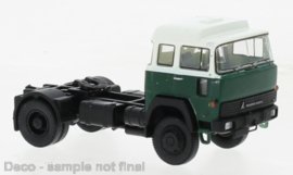 Brekina 83282 - Magirus 310 D 16 trekker, wit/donkergroen, 1974 (HO)