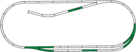 Roco 42011 - ROCO LINE track set C (HO)
