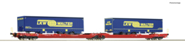 Roco 77385.B - DB AG, Gelede dubbele draagwagen T3000e (HO)