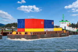 Kibri 38524 - Duwbak voor stortgoederen of containers (HO)