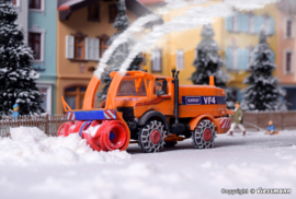 Kibri 15011 - UNIMOG sneeuwblazer met winteruitrusting (HO)