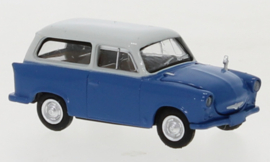 Brekina 27558 - Trabant P 50 Kombi, blauw/grijs, 1960 (HO)
