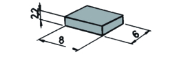 Roco 42256 - Magneet voor reedcontact (6 stuks) (HO)