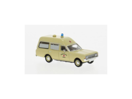 Brekina 20670 - Opel Rekord C KTW, licht beige, 1968, DRK (HO)