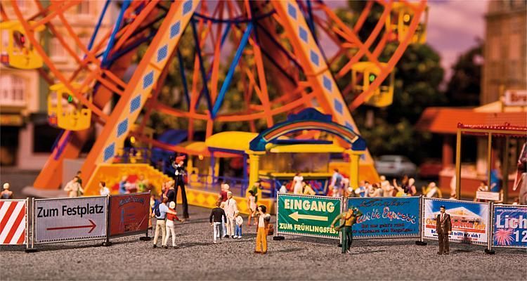 Faller 140358 - Kermis-dranghekken en borden, 720 mm (HO)