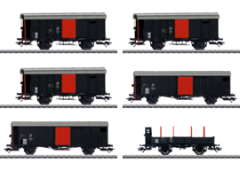 Märklin 46050 - SBB Set goederenwagens bij "Köfferli" (HO)