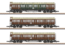 Märklin 87568 - KPEV, Set met 3 coupé rijtuigen. (Z)