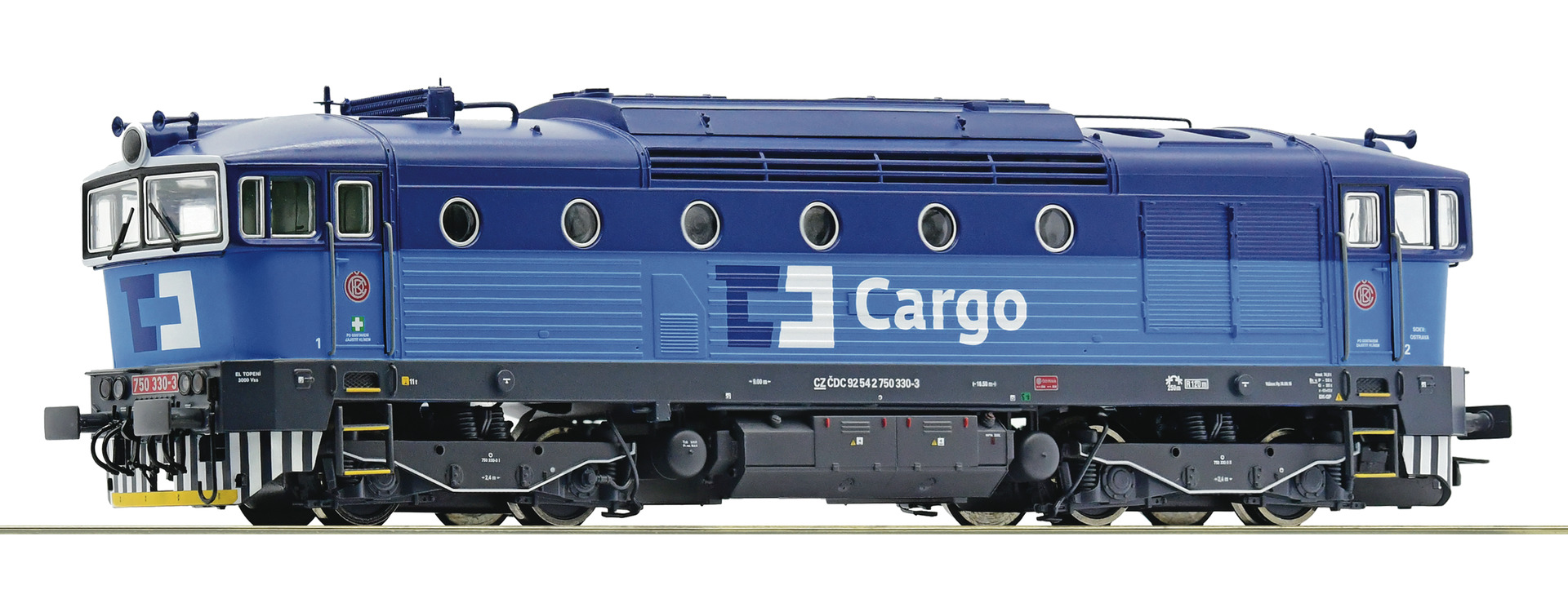 Roco 7310009 - Diesellocomotief serie 750, CD Cargo (HO|DCC sound)