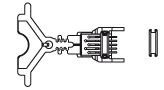 Piko 57520-33 - Koppeling, elektrisch (pins) wagen A