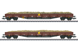 Märklin 47159 - DB AG, set lageboordwagens Res-x (HO)