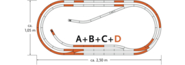 Roco 61103 - Track set D (HO)