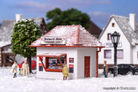 Vollmer 47625 - Kiosk "Bratwurst-Maxe" met kunstsneeuw (N)